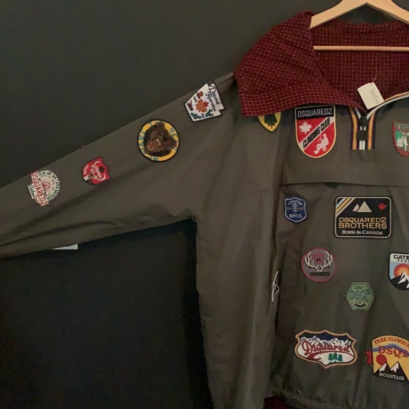 DSquared K-Way Reversible Patches and Plaid Jacket - Picture 2 of 5